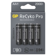 Nabíjecí baterie GP ReCyko Pro Professional AA (HR6) - 4ks Nabíjecí baterie GP ReCyko Pro Professional AA (HR6) - 4ks