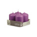Svíčka adventní -  MAT N153 Cylinder 60x90 mm - 4 ks fialová