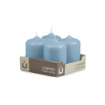 Svíčka adventní -  MAT N260 Cylinder 60x90 mm - 4 ks modrá