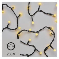 LED vánoční cherry řetěz – kuličky, 5m, vnitřní, teplá bílá LED vánoční cherry řetěz – kuličky, 5m, vnitřní, teplá bílá