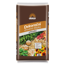 Štěpka dekorační dřevěná Forestina - 50 l přírodní