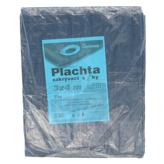 Plachta kašírovaná nepromokavá 70g/m2 - 3x4 m