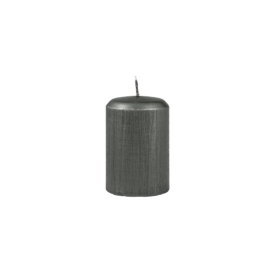 Svíčka Reel Pillar 70x105 mm - šedá