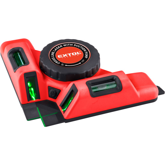 laser zelený-úhelník 90°, s elektr. přísavným modulem laser zelený-úhelník 90°, s elektr. přísavným modulem