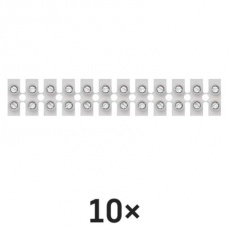 Svorkovnice 12x10,0 mm bílá - 10ks