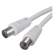 Anténní koaxiální kabel stíněný 7,5m – rovné vidlice Anténní koaxiální kabel stíněný 7,5m – rovné vidlice
