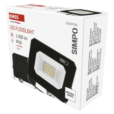 LED reflektor SIMPO 10 W, černý, neutrální bílá LED reflektor SIMPO 10 W, černý, neutrální bílá