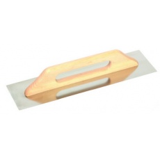 Hladítko FESTA nerez dřevěná rukojeť 360x130mm rovné Hladítko FESTA nerez dřevěná rukojeť 360x130mm rovné