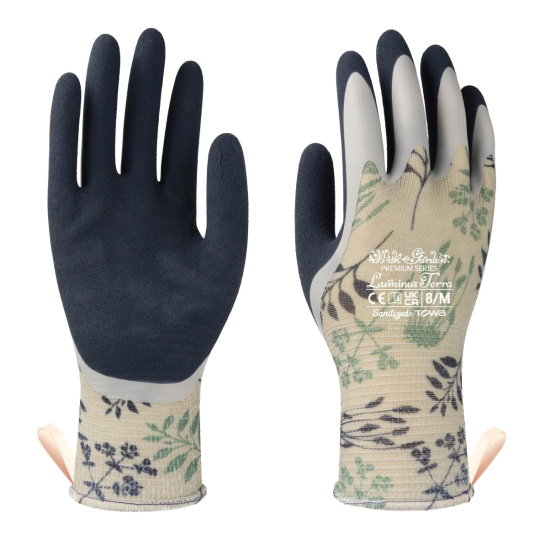 Rukavice Luminus Terra motiv bylinky vel. 8/M Rosteto