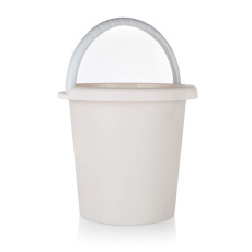 BRILANZ Kbelík plastový 10 l, Ivory, ucho šedé BRILANZ Kbelík plastový 10 l, Ivory, ucho šedé