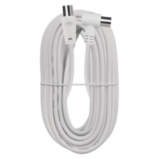 Anténní koaxiální kabel stíněný 15m – úhlová vidlice