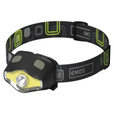 COB LED + LED čelovka P3536, 220 lm, 100 m, 3× AAA COB LED + LED čelovka P3536, 220 lm, 100 m, 3× AAA