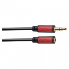 JACK kabel 3,5mm stereo, vidlice - 3,5mm zásuvka 2,5m JACK kabel 3,5mm stereo, vidlice - 3,5mm zásuvka 2,5m