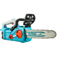 Pila řetězová aku 900W, BRUSHLESS, 20V Li-ion, 4000mAh (2x), nabíječka, 30cm