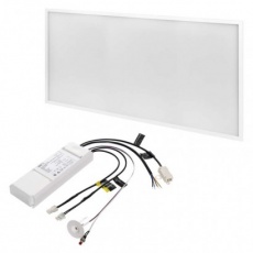 LED panel 30×60, obdélníkový vestavný bílý, 18W neutrální bílá, Emergency LED panel 30×60, obdélníkový vestavný bílý, 18W neutrální bílá, Emergency