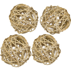 Dekorace - Lata Ball 6 cm - přírodní 50 ks Dekorace - Lata Ball 6 cm - přírodní 50 ks