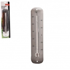 Teploměr kov pokoj./venko. 30cm Teploměr kov pokoj./venko. 30cm