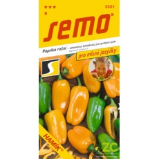 Paprika zel. sladká - Hamík® rychl,pole 30s - série JAZÝČKY Paprika zel. sladká - Hamík® rychl,pole 30s - série JAZÝČKY
