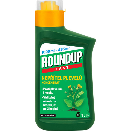 Roundup Fast / bez glyfosátu - 1 l koncentrát EVERGREEN