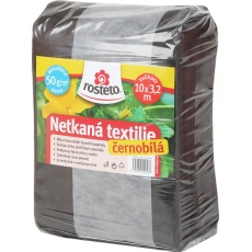 Neotex / netkaná textilie Rosteto - černobílý 50g šíře 10 x 3,2 m