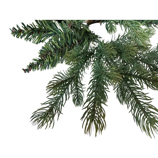 Strom vánoční umělý - Jedle s kov stoj 240 cm 1314 větví PE+PVC (cena bez slev)
