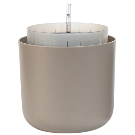 Květináč samozavlažovací Tolita Air - taupe 16 cm