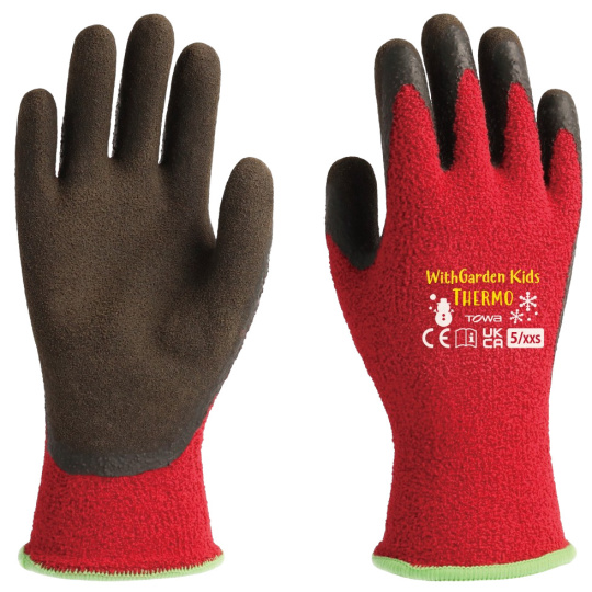 Rukavice dětské Kids Thermo červené vel. 6/XS Rosteto