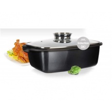 BANQUET Pekáč s nepřilnavým povrchem ADVANTAGE 40 x 22 x 16,5 cm, 5,7 l, s poklicí s aroma knobem BANQUET Pekáč s nepřilnavým povrchem ADVANTAGE 40 x 22 x 16,5 cm, 5,7 l, s poklicí s aroma knobem