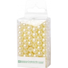 Dekorační perly - 8 mm (144 ks) krémové