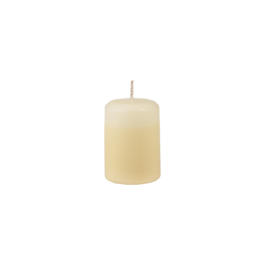 Svíčka Single Aromatic Vanilla Pillar 50 x 70 mm - žlutá