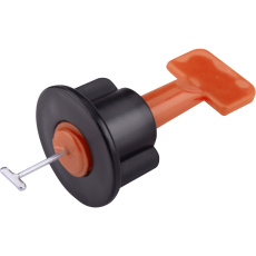 distanční/nivelační klipy opakovaně použitelné, sada 50ks, pro vyrovnání obkladů/dlažby až do jejich max. tloušťky 16mm