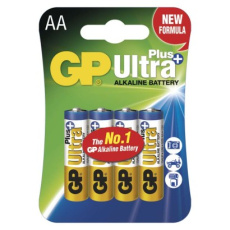 Alkalická baterie GP Ultra Plus AA (LR6) - 4ks