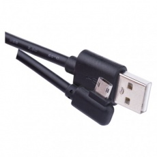 USB kabel 2.0 A/M - micro B/M 1m černý, Quick Charge USB kabel 2.0 A/M - micro B/M 1m černý, Quick Charge
