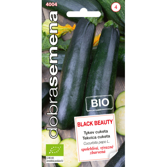Dobrá semena BIO Tykev cuketa - Black Beauty zelená 1,5g