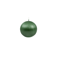 Svíčka Reel Sphere 80 mm - zelená metalíza Svíčka Reel Sphere 80 mm - zelená metalíza