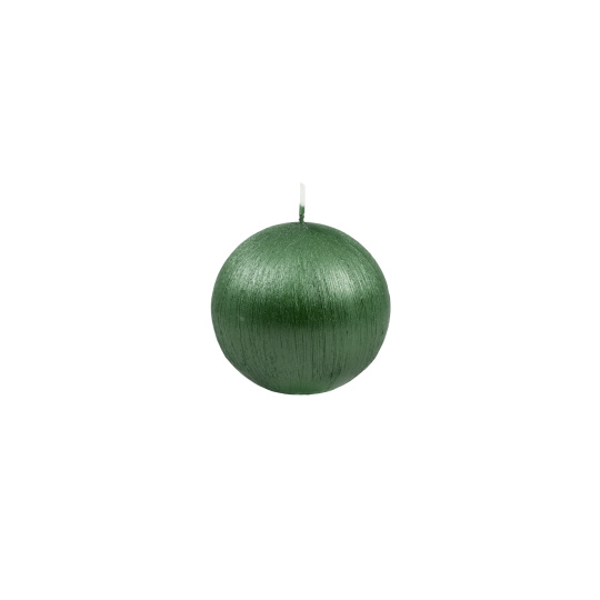 Svíčka Reel Sphere 80 mm - zelená metalíza
