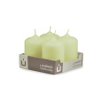 Svíčka adventní -  MAT N371 Cylinder 60x90 mm - 4 ks zelená