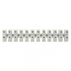 Svorkovnice 12x10,0 mm bílá - 10ks Svorkovnice 12x10,0 mm bílá - 10ks