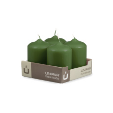 Svíčka adventní - MAT N76 Cylinder 60x90 mm - 4 ks zelená Svíčka adventní - MAT N76 Cylinder 60x90 mm - 4 ks zelená