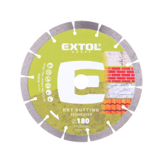 kotouč diamantový řezný segmentový - suché řezání, O 180x22,2x2,4mm