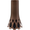 Váza hřbitovní Roseta bronz - se zátěží 1,3l