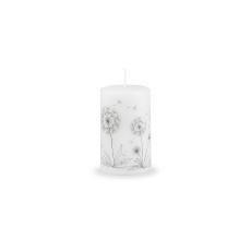 Svíčka Dandelion Pillar 60 x100 mm - bílá Svíčka Dandelion Pillar 60 x100 mm - bílá