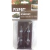 Držák truhlíku parapet - Fixpot kovový čokoládový (2ks)