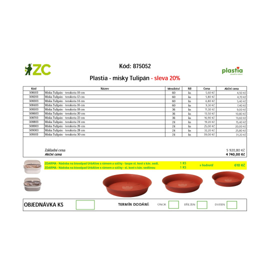 KD Displej - Plastia - Tulipán