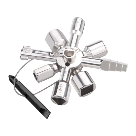 POŠK. OBAL klíč multifunkční, 15funkcí, k rozvodným skříním