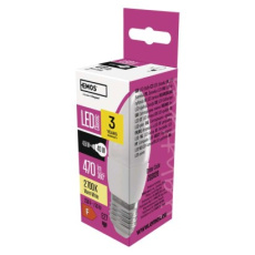 LED žárovka Classic svíčka / E27 / 4,9 W (40 W) / 470 lm / teplá bílá LED žárovka Classic svíčka / E27 / 4,9 W (40 W) / 470 lm / teplá bílá