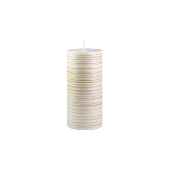 Svíčka Infinity Pillar 70x150 mm - hnědá
