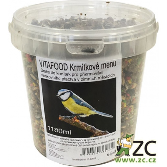 Krmítkové menu kbelík - 1180 ml