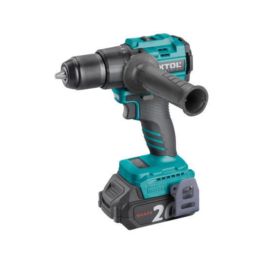 vrtací šroubovák aku s příklepem SHARE20V, 70Nm, BRUSHLESS, 2Ah vrtací šroubovák aku s příklepem SHARE20V, 70Nm, BRUSHLESS, 2Ah