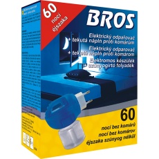 Bros - el. odpařovač proti komárům s tek. náplní 40 ml (60 nocí)